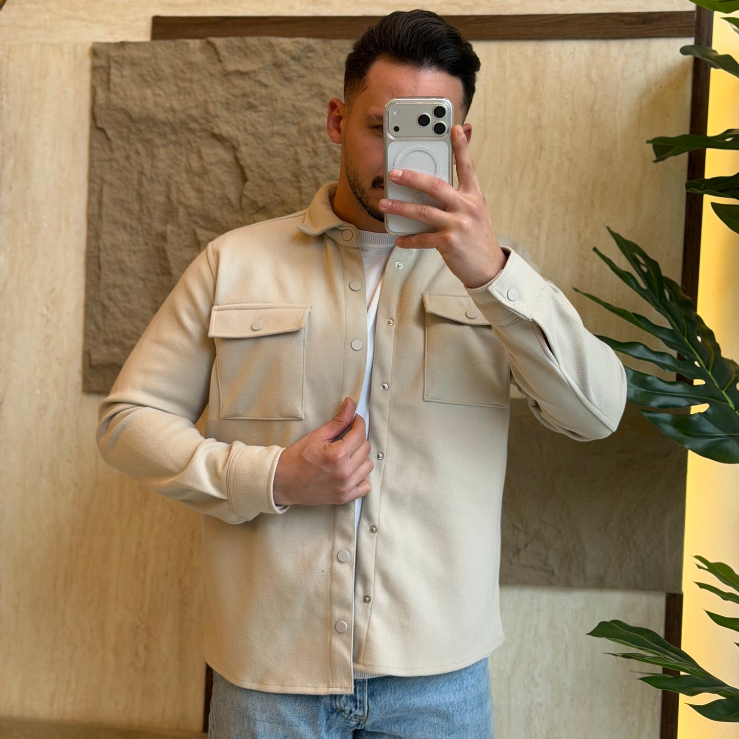 Wool Basic Overshirt