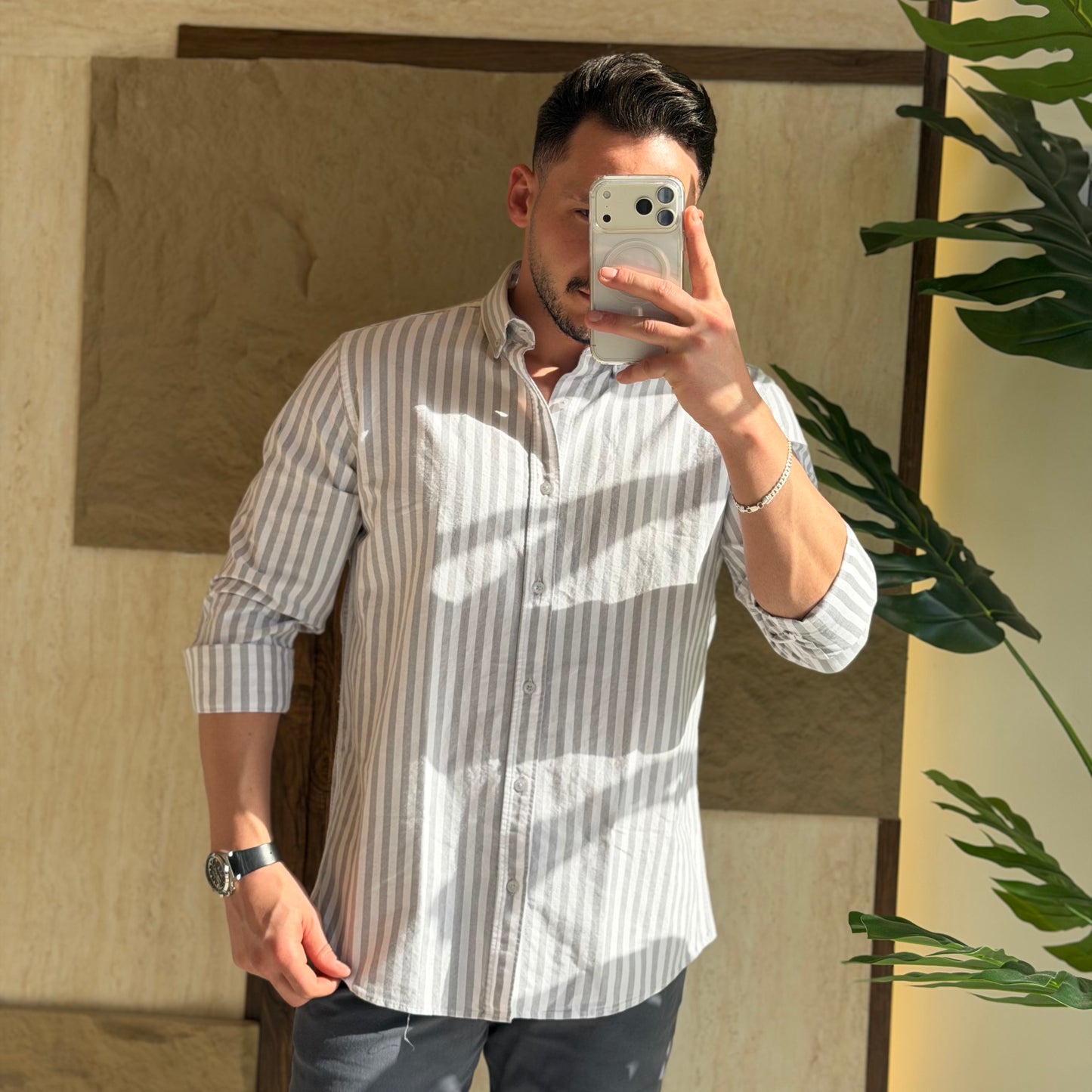 Striped Oxford Shirt