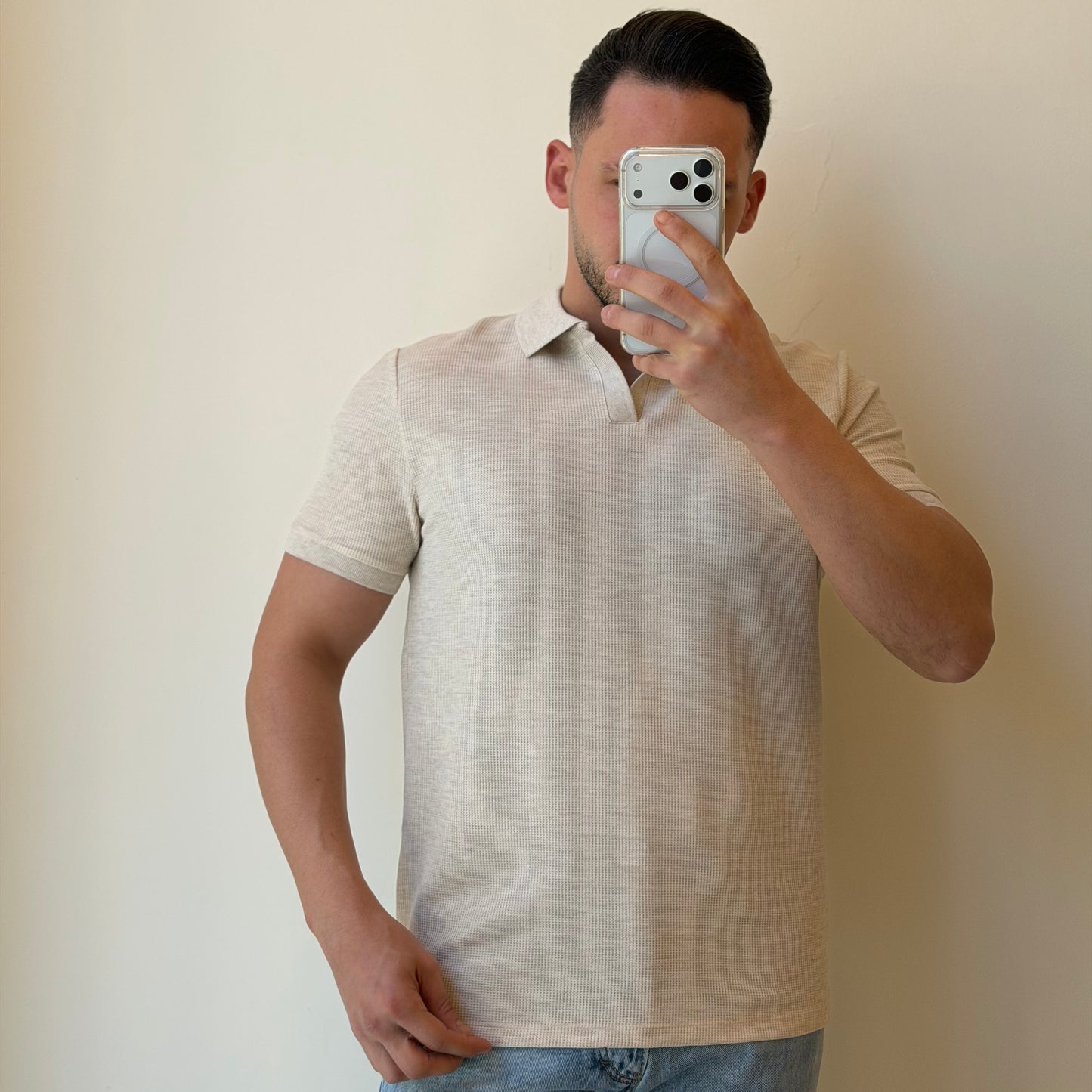 No Buttons Basic Polo