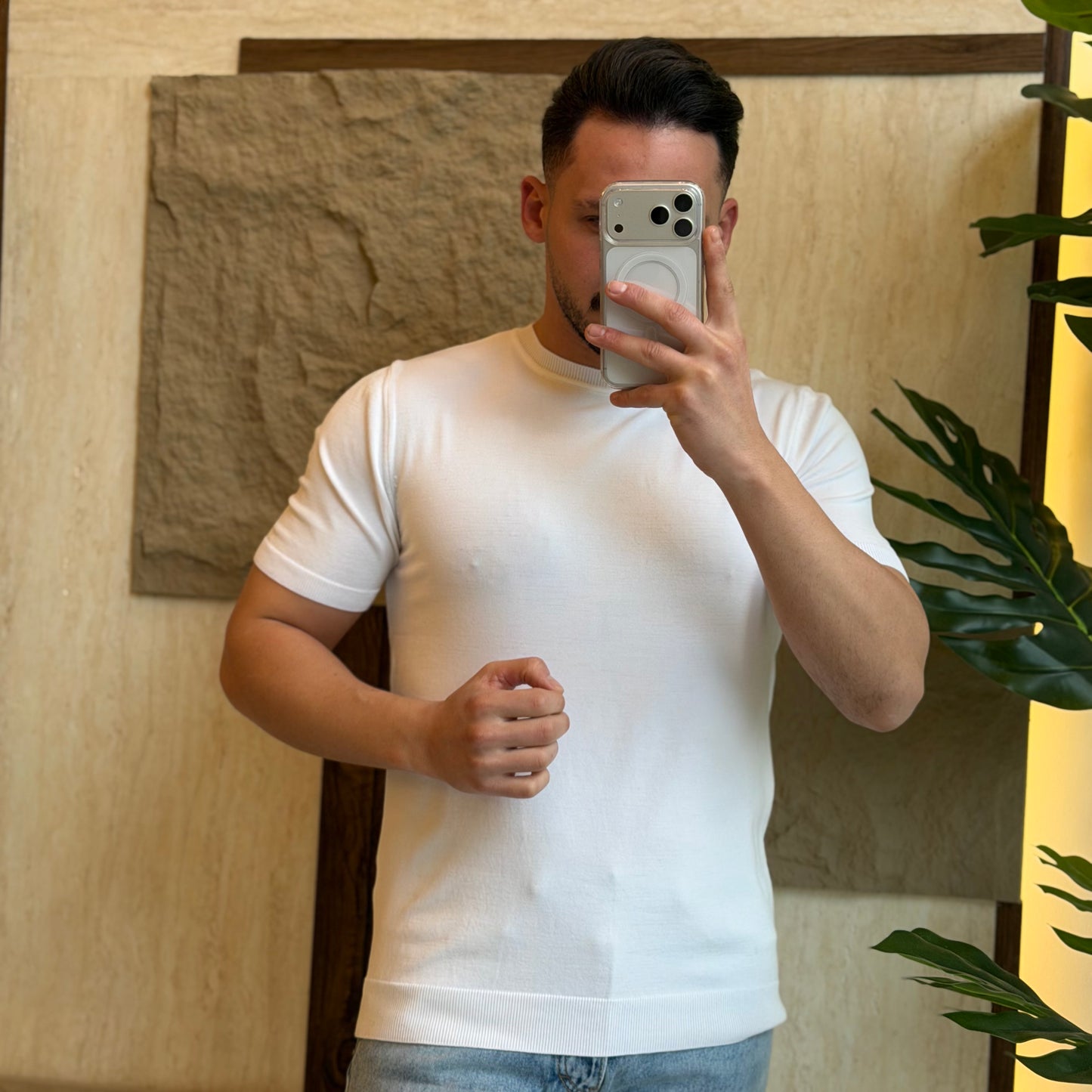 Mercerized Cotton T-Shirt