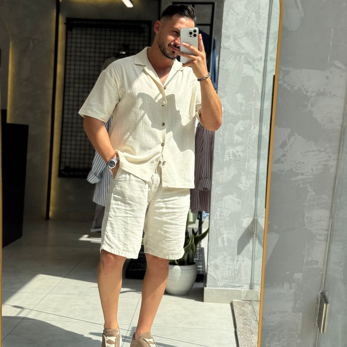 Oversize Linen Shirt