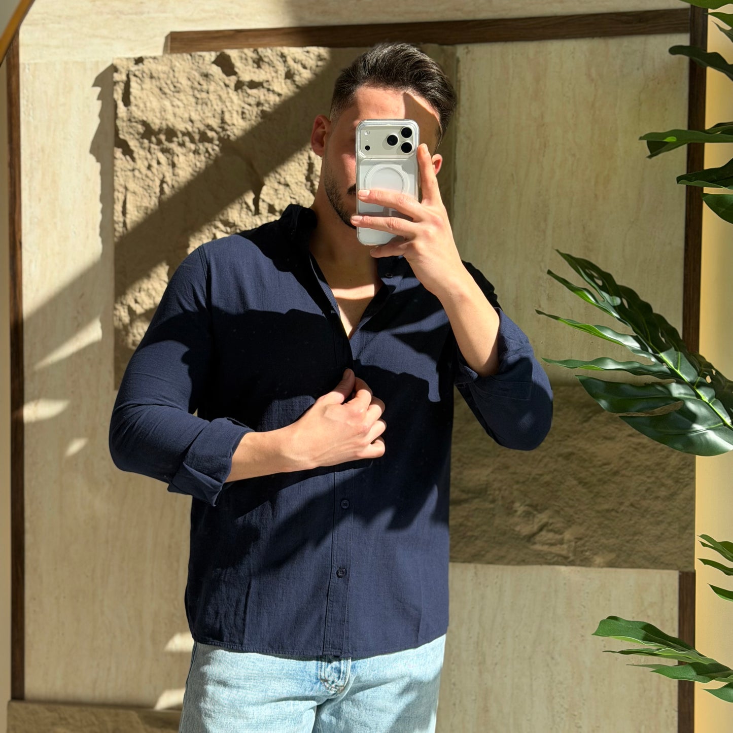 Mini Oversize Cotton Shirt