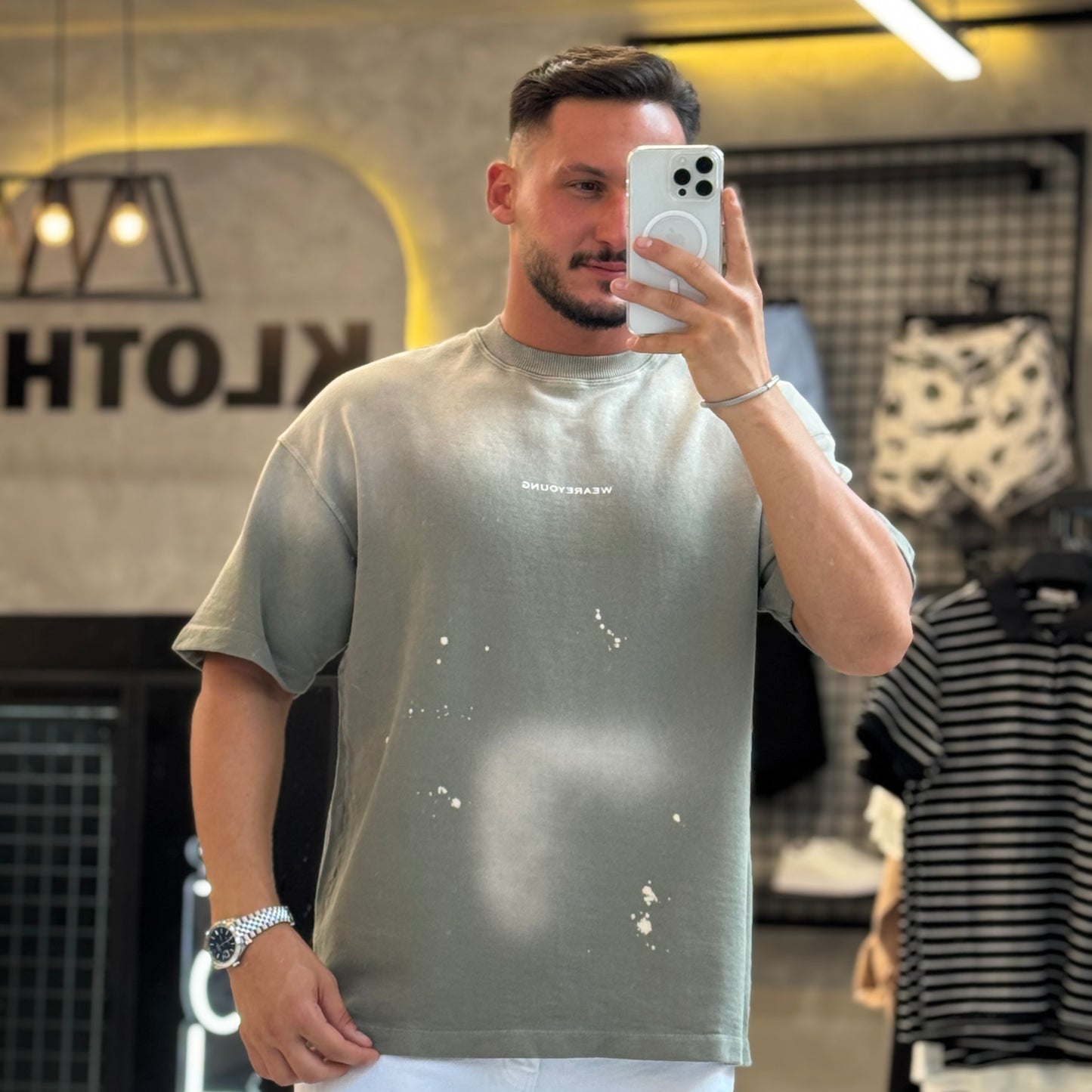 Washed Printed T-Shirt - Kloth LB