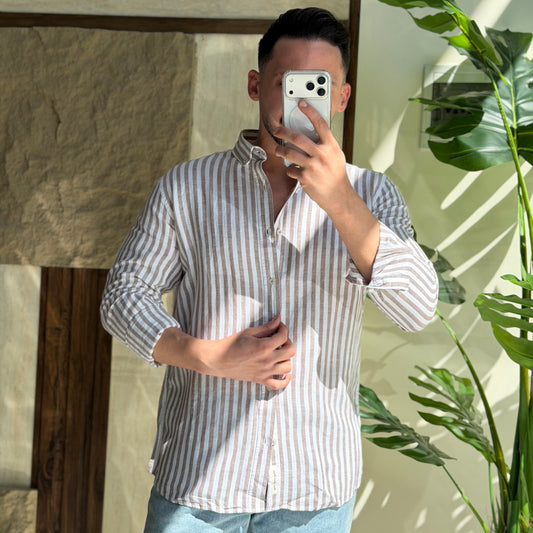 Linen Striped Shirt