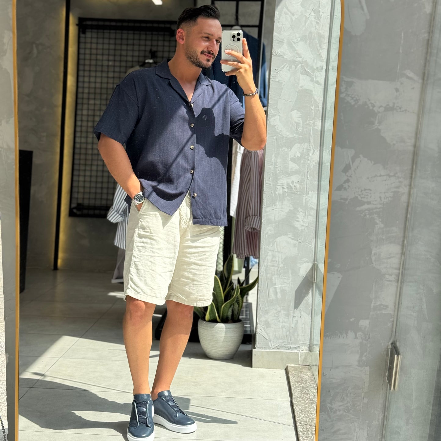 Oversize Linen Shirt
