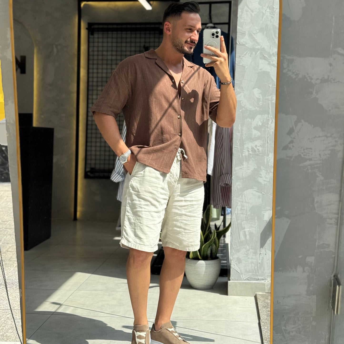 Oversize Linen Shirt