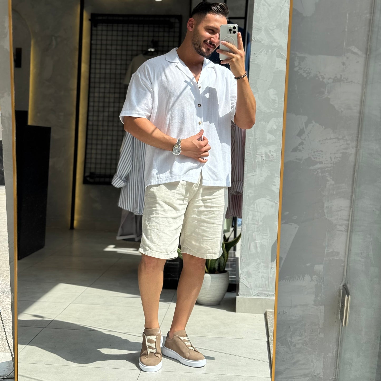 Oversize Linen Shirt