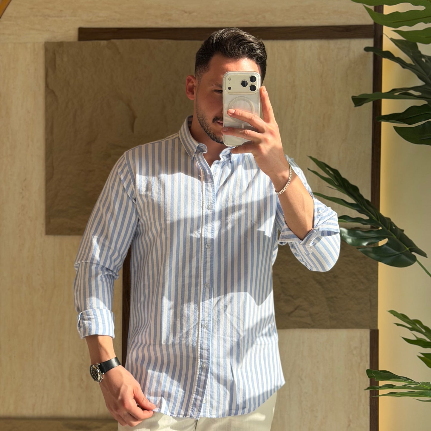 Striped Oxford Shirt