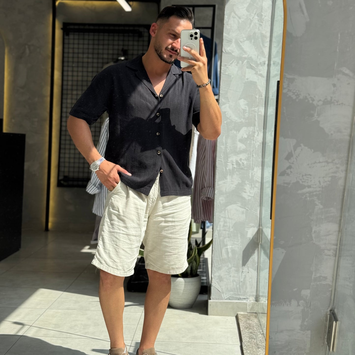 Oversize Linen Shirt