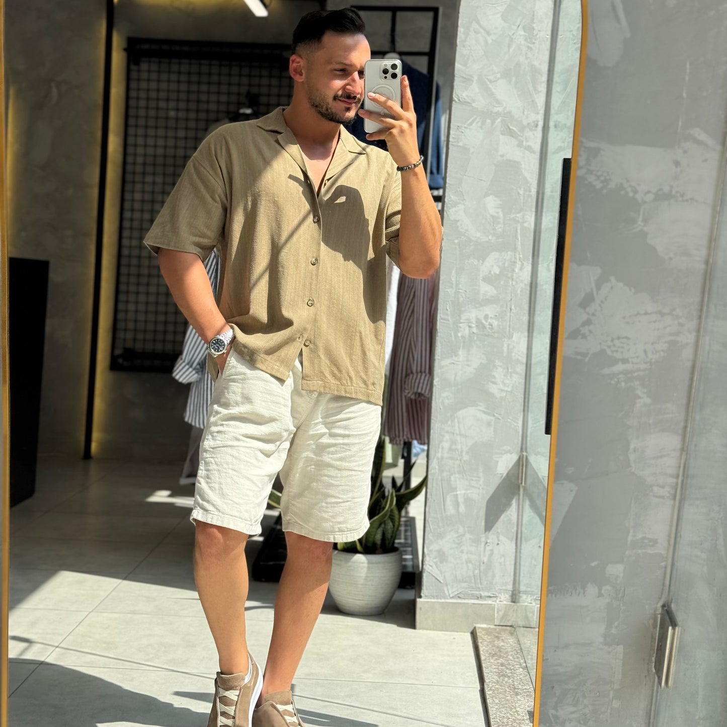 Oversize Linen Shirt