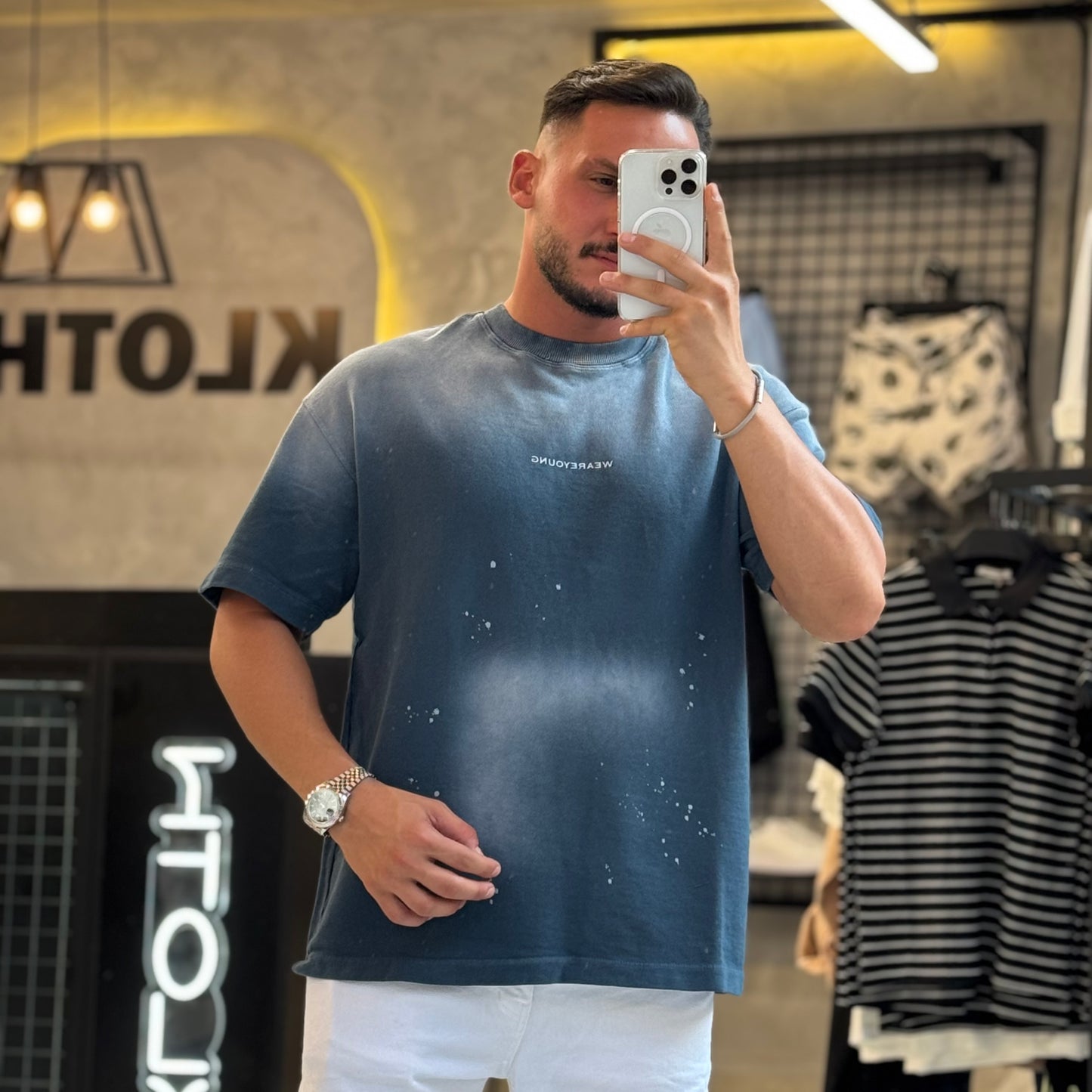 Washed Printed T-Shirt - Kloth LB