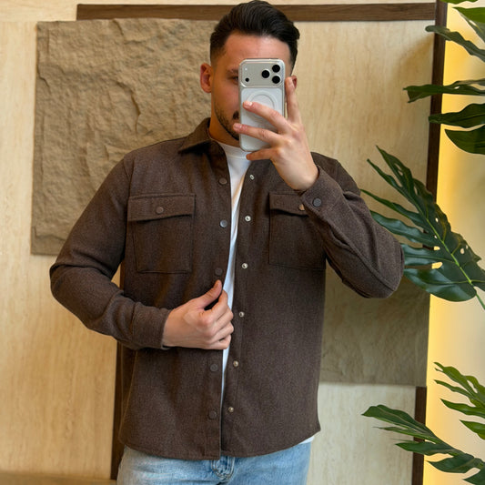 Wool Basic Overshirt
